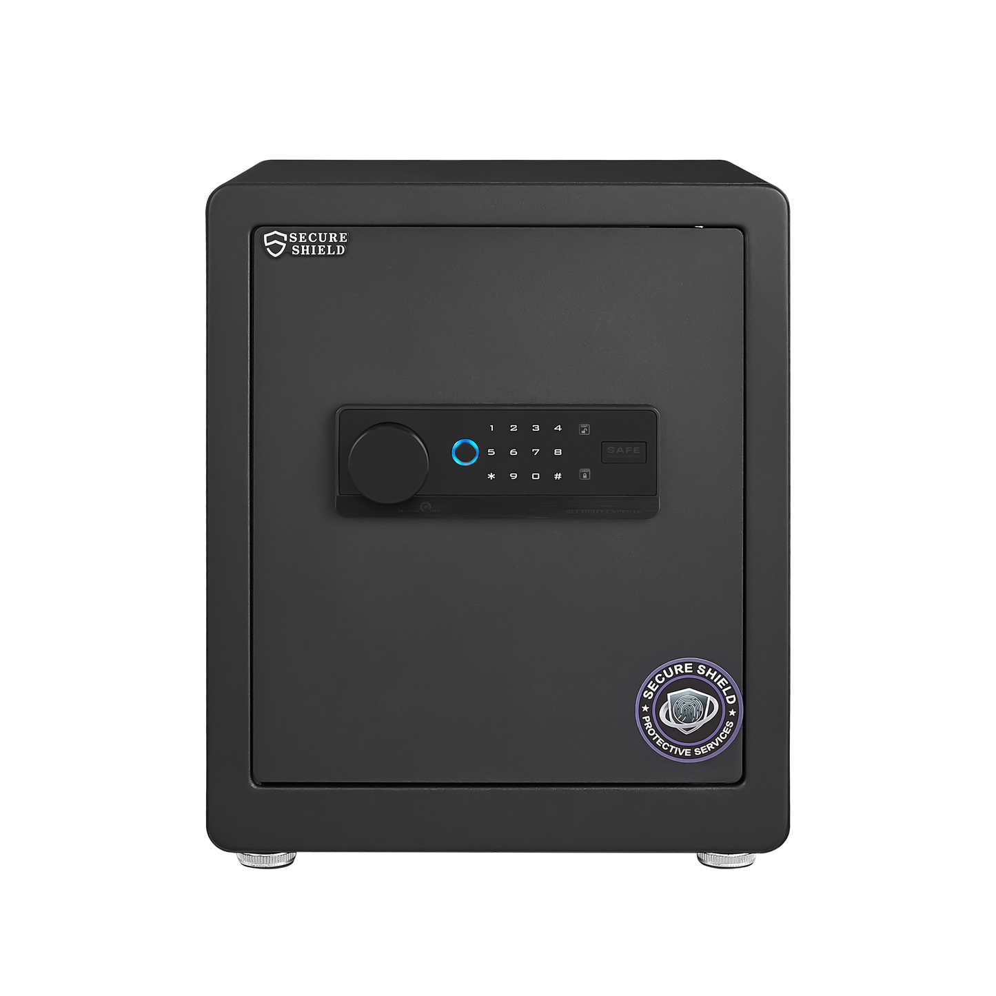 Safe Box, Home Safe, Anti-Theft Digital Security Safe Box with Smart Alert System, Removable Shelf, Mute Function, Personal Document Safe Box for Money Jewelry