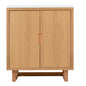 Elegant Solid Wood Bathroom Vanity Set with Sink and Storage, Burly Wood, 30 Inches