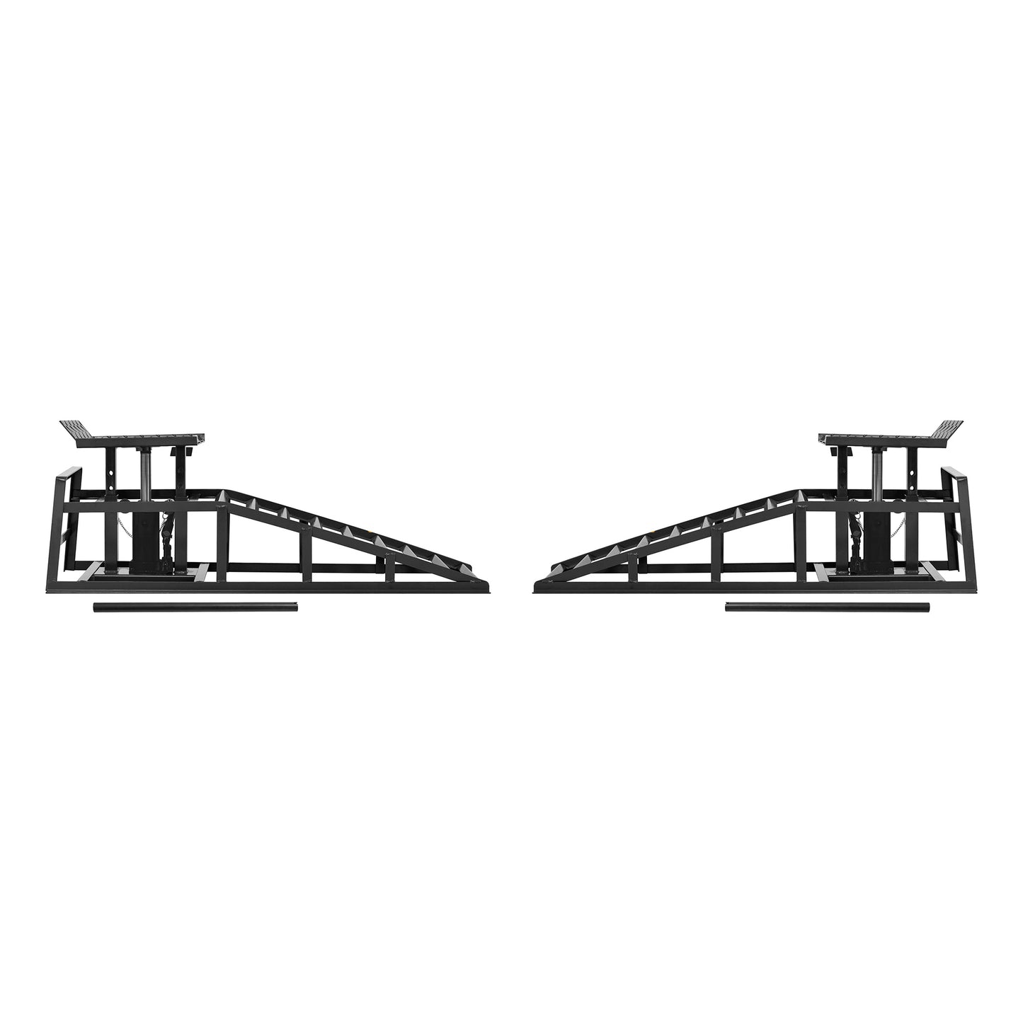 Auto Car Truck Service Ramps Lifts with Pedal, Garage Car Lift Hydraulic Ramps 5 Ton,Automotive Hydraulic Lift Repair Frame Lift(2 Pack) Black color
