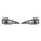 Auto Car Truck Service Ramps Lifts with Pedal, Garage Car Lift Hydraulic Ramps 5 Ton,Automotive Hydraulic Lift Repair Frame Lift(2 Pack) Black color