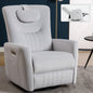 Beige Swivel and Rocker Power Recliner Chair with Lumbar and Neck Support Pillow, Heavy Duty Motion Mechanism with USB and Type-C Ports