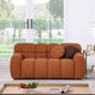64.98 length ,35.83' deepth ,human body structure for USA people,  marshmallow sofa,boucle sofa ,2  seater,  LIGHT BROWN BOUCLE
