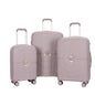 Hardshell Suitcase Double Spinner Wheels PP Luggage Sets Lightweight Durable Suitcase with TSA Lock,3-Piece Set (20/24/28) , Griege-Old SKU W284113621/W284113622/W284113623/W284113624/W284113625