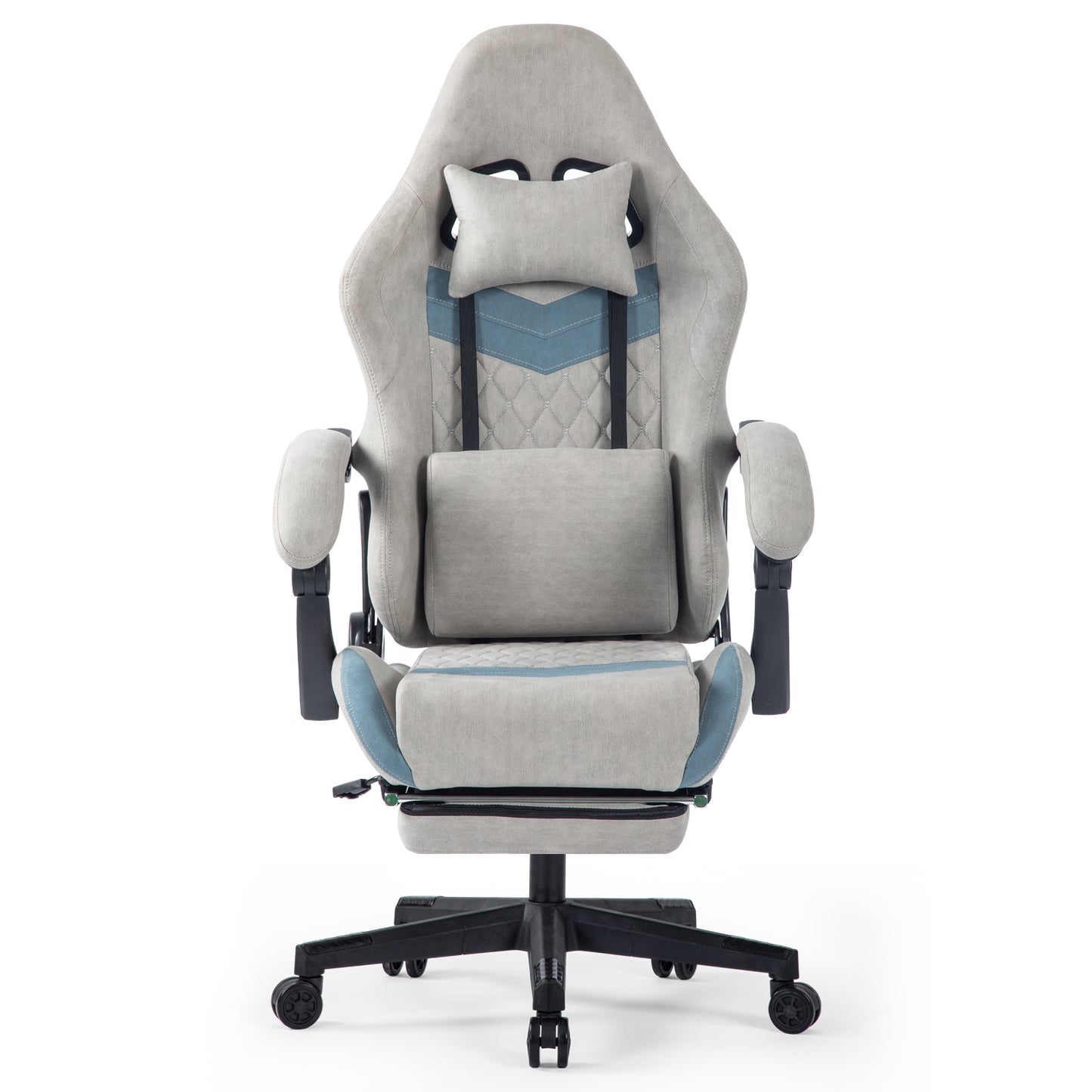 Ergonomically adjustable esports chair, equipped with headrests and waist pillows, adjustable height, suitable for offices and gaming rooms