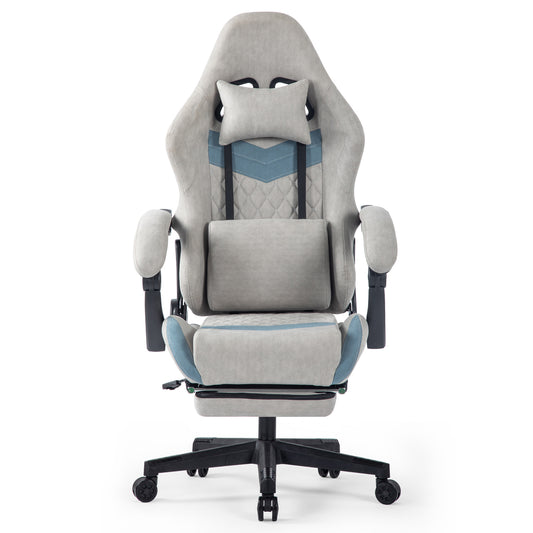 Ergonomically adjustable esports chair, equipped with headrests and waist pillows, adjustable height, suitable for offices and gaming rooms
