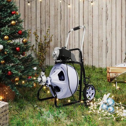 KT-9001J DrainMaster Max 75FT x 1/2 Inch Sewer Snake Electric Auger