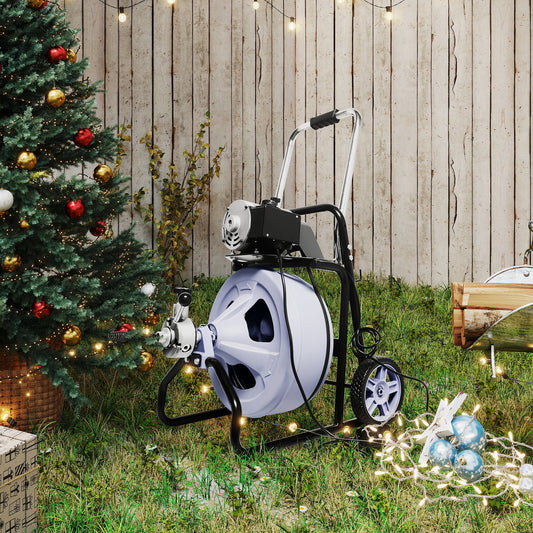 KT-9001J DrainMaster Max 75FT x 1/2 Inch Sewer Snake Electric Auger