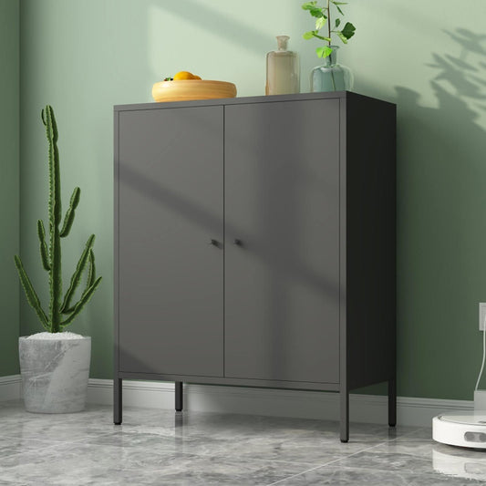Kitchen Buffet Server Table Accent Sideboard Cupboard Server Buffet Console Table with Doors Cabinet
