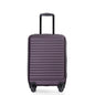 20' Carry on Luggage Lightweight Suitcase, Spinner Wheels, Purple