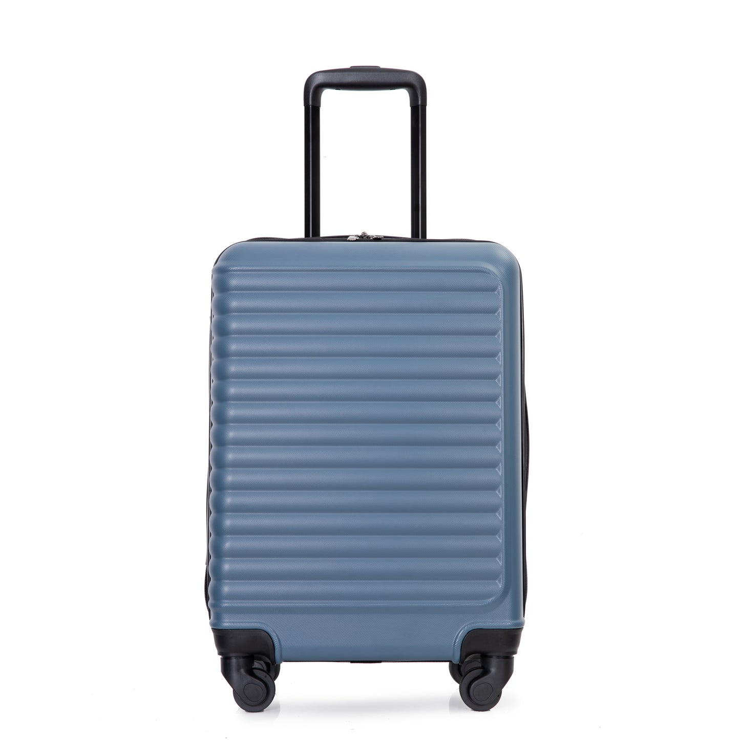 20' Carry on Luggage Lightweight Suitcase, Spinner Wheels, Blue