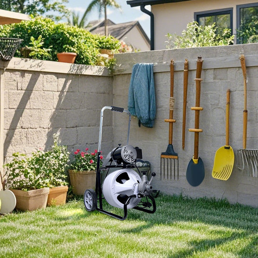 KT-9001H DrainMaster Pro 50FT x 1/2 Inch Sewer Snake Electric Auger